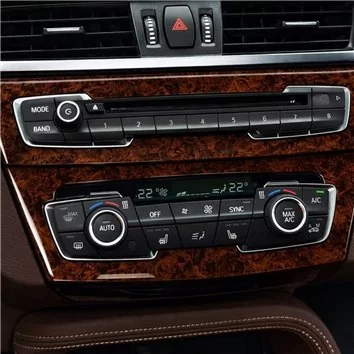 BMW X2 F39 From 2019 3D Mittelkonsole Armaturendekor Cockpit Dekor 32-Teile