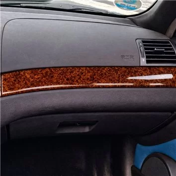 BMW 3er E46 04.98-12.04 3D Innenausstattung Armaturenbrett Trim Kit Dash Trim Dekor 4-Teilig