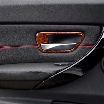BMW 3 Series F30 F34 2013-2018 3D interno cruscotto Trim Kit Dash Trim Dekor 11-Parts