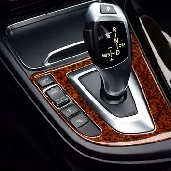 BMW 3 Series F30 F34 2013-2018 3D Interieur Dashboard Trim Kit Dash Trim Dekor 11-Delen