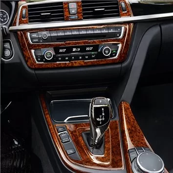BMW 3 Series F30 F34 2013-2018 3D Interior Dashboard Trim Kit Dash Trim Dekor 11-Parts