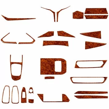 BMW Z4 G29 2019–2023 Habillage Décoration de Tableau de Bord 16-Pièce BMW Z4 G29 2019–2023 Habillage Décoration de Tableau de Bord 16-Pièce