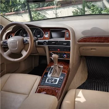 Audi A6 2005-2011 Mittelkonsole Armaturendekor Cockpit Dekor 25-Teile