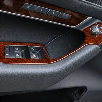 Audi A6 2005-2011 Habillage Décoration de Tableau de Bord 25-Pièce