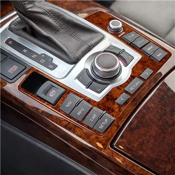 Audi A6 2005-2011 Mittelkonsole Armaturendekor Cockpit Dekor 10-Teile