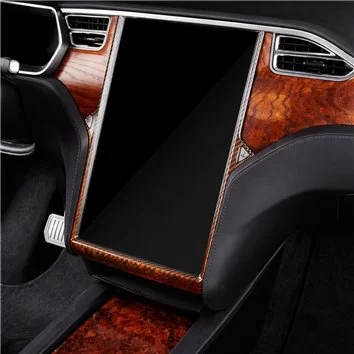 TESLA MODEL X 2016-2018 3D Interior Dashboard Trim Kit Dash Trim Dekor 1-Parts