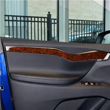 TESLA MODEL X 2016-2018 Mittelkonsole Armaturendekor Cockpit Dekor 8-Teile