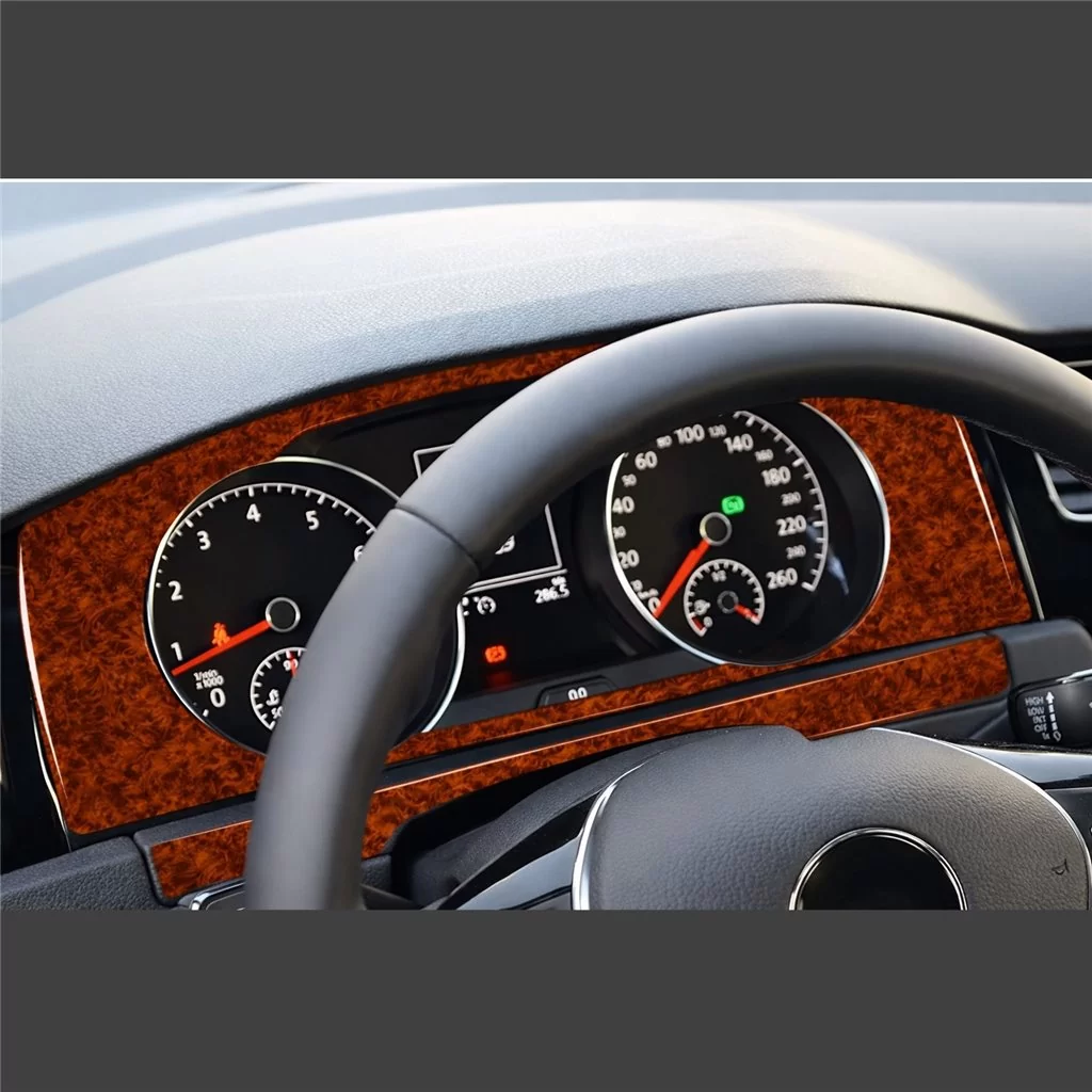 Volkswagen Golf VII 7 2012–2021 3D Interior Dashboard Trim Kit Dash Trim Volkswagen Golf VII 7 2012–2021 3D Interior Dashboard Trim Kit Dash Trim