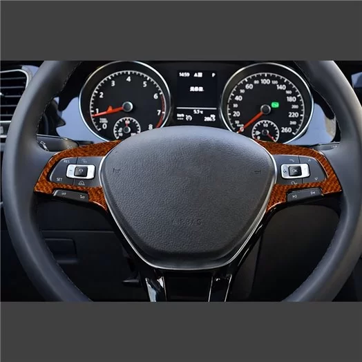 Volkswagen Golf 7 VII 2012–2021 Habillage Décoration de Tableau de Bord