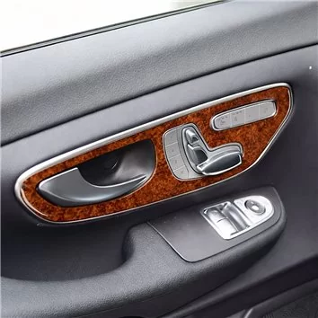 Mercedes V-Klasse W447 01.2015 3D Inleg dashboard Interieurset aansluitend en pasgemaakt op he 2-Teile