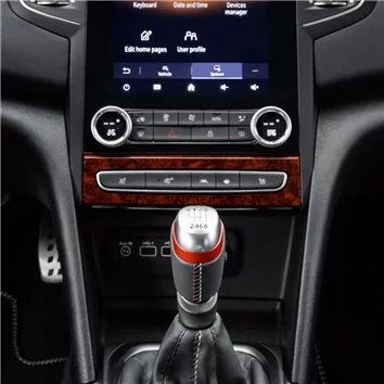 Renault Megane 4 BFB 3D 2016 Mascherine sagomate per rivestimento cruscotti 12-Decori