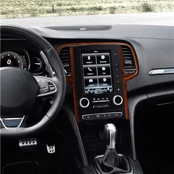 Renault Megane 4 BFB 3D 2016 Mittelkonsole Armaturendekor Cockpit Dekor 12-Teile