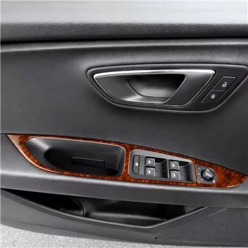 Seat Leon 01.2014 Mascherine sagomate per rivestimento cruscotti 14-Decori