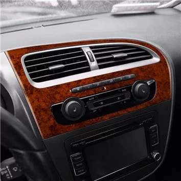 Seat Leon 01.2010 3D Interior Dashboard Trim Kit Dash Trim Dekor 18-Parts Seat Leon 01.2010 3D Interior Dashboard Trim Kit Dash Trim Dekor 18-Parts