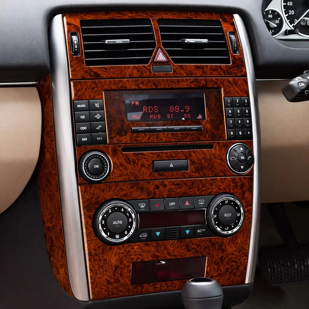 Mercedes A-Class W169 B-Class W245 07.2004 Mascherine sagomate per rivestimento cruscotti 10-Decor Mercedes A-Class W169 B-Class W245 07.2004 Mascherine sagomate per rivestimento cruscotti 10-Decor