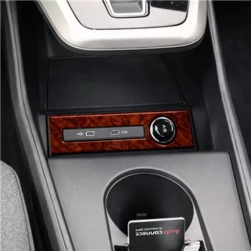 Audi Q4 e-tron 2021-2025 Mascherine sagomate per rivestimento cruscotti 10-Decori