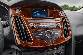 Ford Focus 2015-2017 Habillage Décoration de Tableau de Bord 16-Pièce Ford Focus 2015-2017 Habillage Décoration de Tableau de Bord 16-Pièce