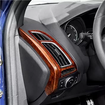 Ford Focus 2015-2017 Mittelkonsole Armaturendekor Cockpit Dekor 16-Teile Ford Focus 2015-2017 Mittelkonsole Armaturendekor Cockpit Dekor 16-Teile