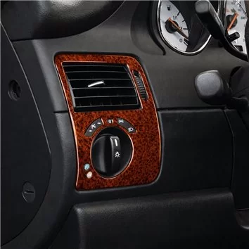 Mercedes SLK (R170) 1997-2004 3D Interior Dashboard Trim Kit Dash Trim Dekor 23-Parts