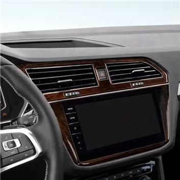 Volkswagen Tiguan 2018-2024 Habillage Décoration de Tableau de Bord 27-Pièce