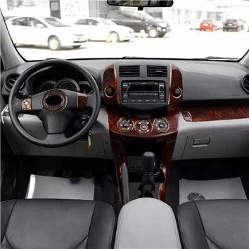 Toyota Rav 4 XA30 2006–2012 3D Inleg dashboard Interieurset aansluitend en pasgemaakt op he 61-Teile