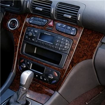 Mercedes Benz C Class 2001-2004 Basic Set, 2 Doors, OEM Compliance, With Power Seats Interior BD Dash Trim Kit
