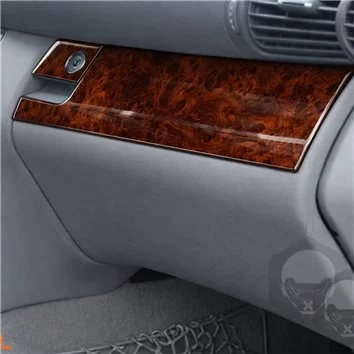 Mercedes Benz C Class 2005-2007 Full Set, 2 Doors Coupe Mascherine sagomate per rivestimento cruscotti 