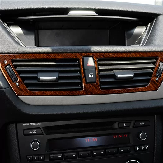 BMW X1 E84 2009–2015 Ohne Navigation Grundlegende Innenraumverkleidung für das Armaturenbrett, 24-teilig