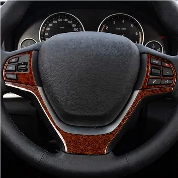 BMW X3 F25 2010–2017 3D Full Interior Dashboard Trim Kit Dash Trim Dekor 67-Parts