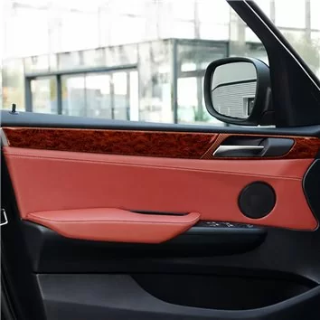 BMW X3 F25 2010–2017 3D Inleg dashboard Interieurset aansluitend en pasgemaakt op he 67-Teile