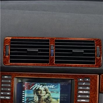 BMW 5 1998-UP With NAVI system, 36 Parts set Interior BD Dash Trim Kit