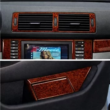 BMW 5-Series E39 1998-2003 With NAVI system, 36 Parts set BD innenausstattung armaturendekor cockpit dekor