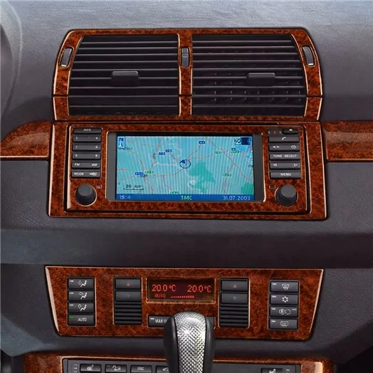 BMW X5 2000-2006 With NAVI system BD Interieur Dashboard Bekleding Volhouder BMW X5 2000-2006 With NAVI system BD Interieur Dashboard Bekleding Volhouder