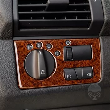 BMW X5 E53 05.2000 3D Inleg dashboard Interieurset aansluitend en pasgemaakt op he 23-Teile