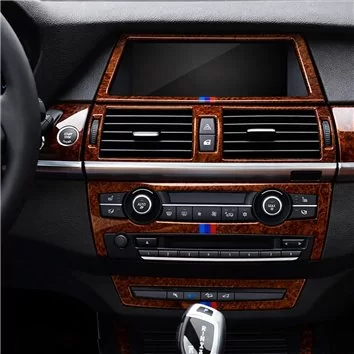 BMW X6 E71 2008-2014 3D Inleg dashboard Interieurset aansluitend en pasgemaakt op he 41-Teile