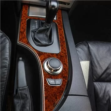 BMW 5-Series E60 2003-2008 Habillage Décoration de Tableau de Bord 17-Pièce BMW 5-Series E60 2003-2008 Habillage Décoration de Tableau de Bord 17-Pièce