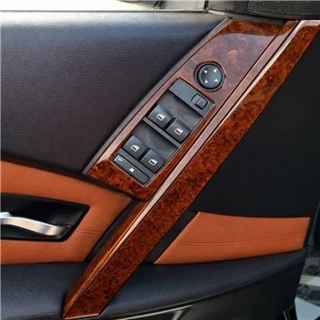 BMW 5-Series E60 2003-2008 3D Interior Dashboard Trim Kit Dash Trim Dekor 17-Parts BMW 5-Series E60 2003-2008 3D Interior Dashboard Trim Kit Dash Trim Dekor 17-Parts