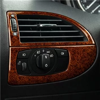 BMW 6-Series E 63 2004-2008 Habillage Décoration de Tableau de Bord 34-Pièce BMW 6-Series E 63 2004-2008 Habillage Décoration de Tableau de Bord 34-Pièce