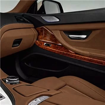 BMW 6-Series F12 F13 2011-2017 3D Interior Dashboard Trim Kit Dash Trim Dekor 46-Parts