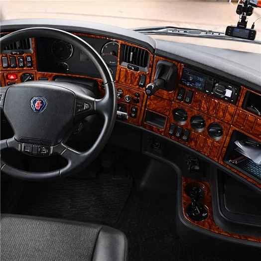 Scania R-Series R2 Reihe TopLine 2013 3D Inleg dashboard Interieurset aansluitend en pasgemaakt op he 60-Teile