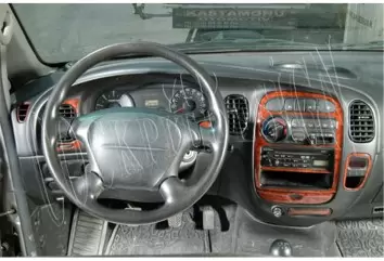 Hyundai H 100 08.2004 3M 3D Interior Dashboard Trim Kit Dash Trim Dekor 10-Parts