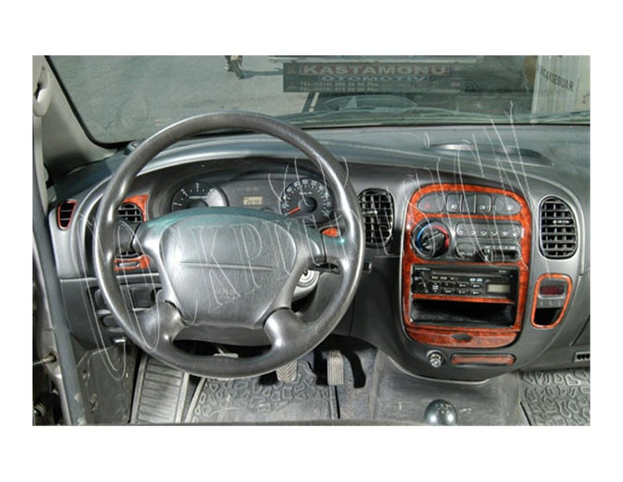 Hyundai H 100 2004 Kit la décoration du tableau de bord 10-Pièce - 1 - habillage decor de tableau de bord