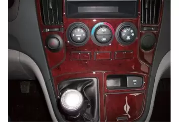 Hyundai H1 03.2008 3M 3D Interior Dashboard Trim Kit Dash Trim Dekor 17-Parts