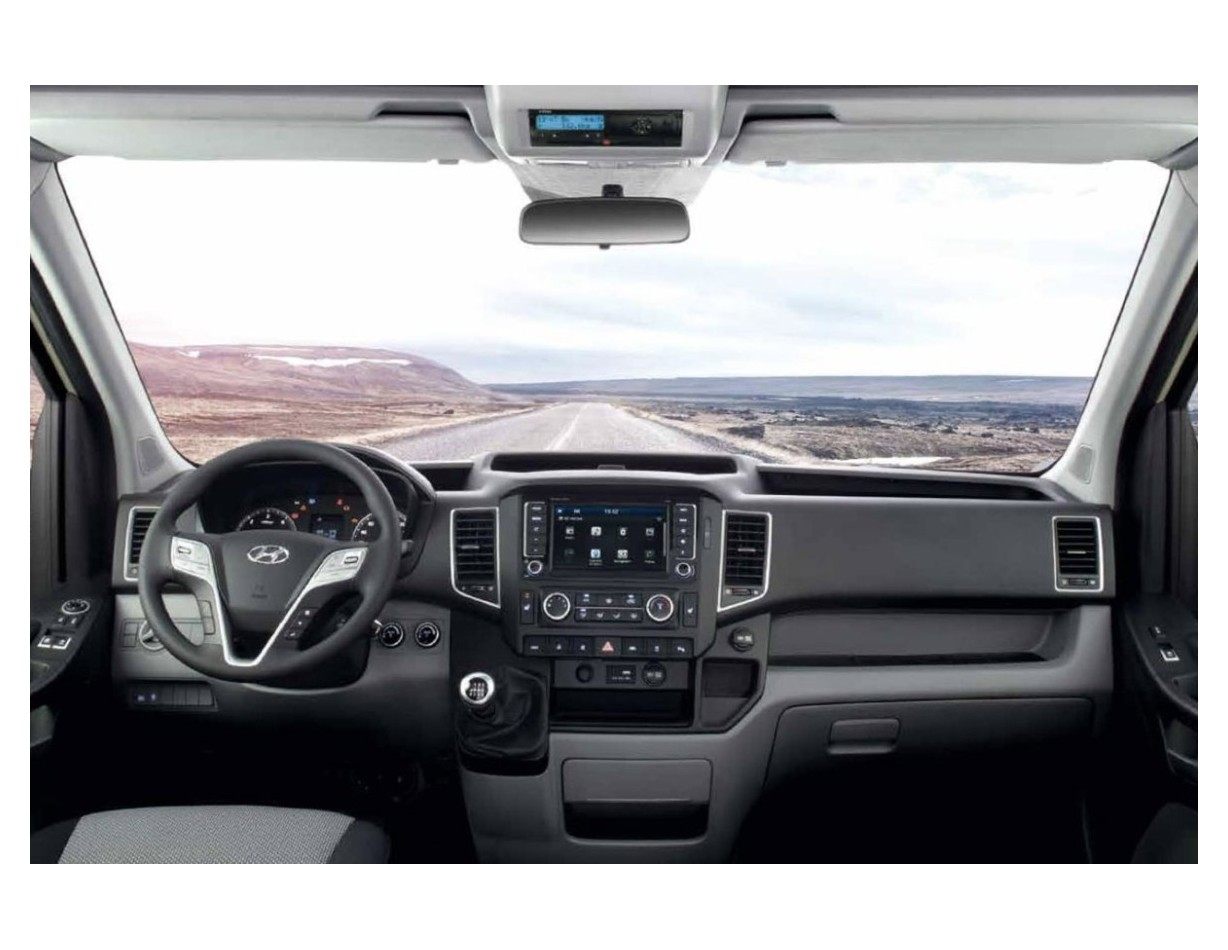 Hyundai H350 Van Solati Kit la décoration du tableau de bord 4-Pièce - 1 - habillage decor de tableau de bord