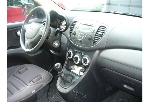 Hyundai I 10 07.2008 3D Inleg dashboard Interieurset aansluitend en pasgemaakt op he 16 -Teile