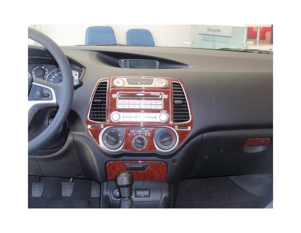 Hyundai I 20 06.2009 3D Inleg dashboard Interieurset aansluitend en pasgemaakt op he 10 -Teile