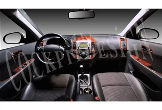 Hyundai I 30 09.2007 Kit Rivestimento Cruscotto all'interno del veicolo Cruscotti personalizzati 9-Decori