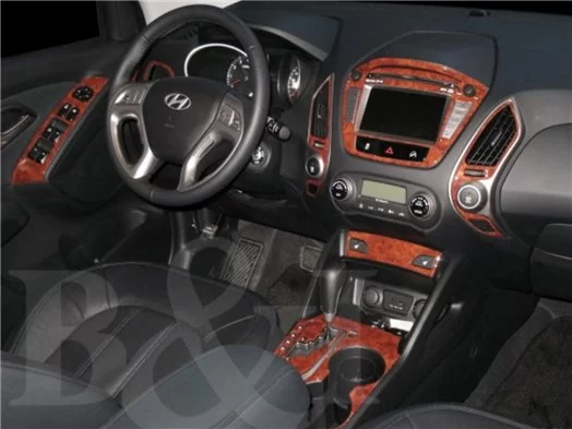 Hyundai ix35 2010-UP Basic Set, Without NAVI BD Interieur Dashboard Bekleding Volhouder