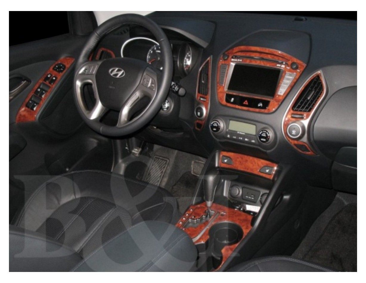 Hyundai ix35 2010-UP Grundset, Without NAVI BD innenausstattung armaturendekor cockpit dekor - 1- Cockpit Dekor Innenraum