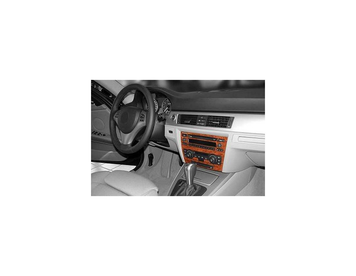 BMW 1 Series E87 3 Series E90 2004 Kit la décoration du tableau de bord 5-Pièce - 1 - habillage decor de tableau de bord